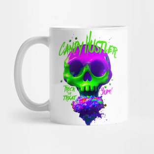 Candy Hustler - Front & Back Print - Trick or Treat - Candy Skull Mug